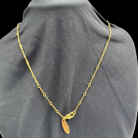 Vintage Lenora Dame Art Glass Blue Bird Sitting on Eggs Pendant Necklace Gold To - Picture 12 of 16